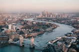 aerial photography of London skyline during daytime
