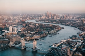 aerial photography of London skyline during daytime