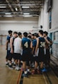 basketball team gathering