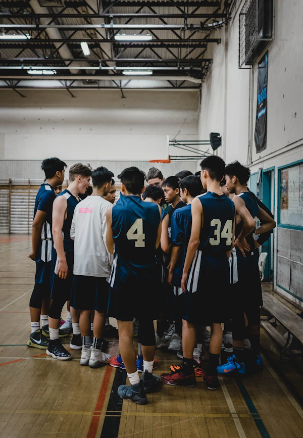 Basketball team uniforms