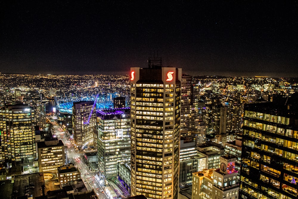 aerial photography of high-rise buildings at daytime