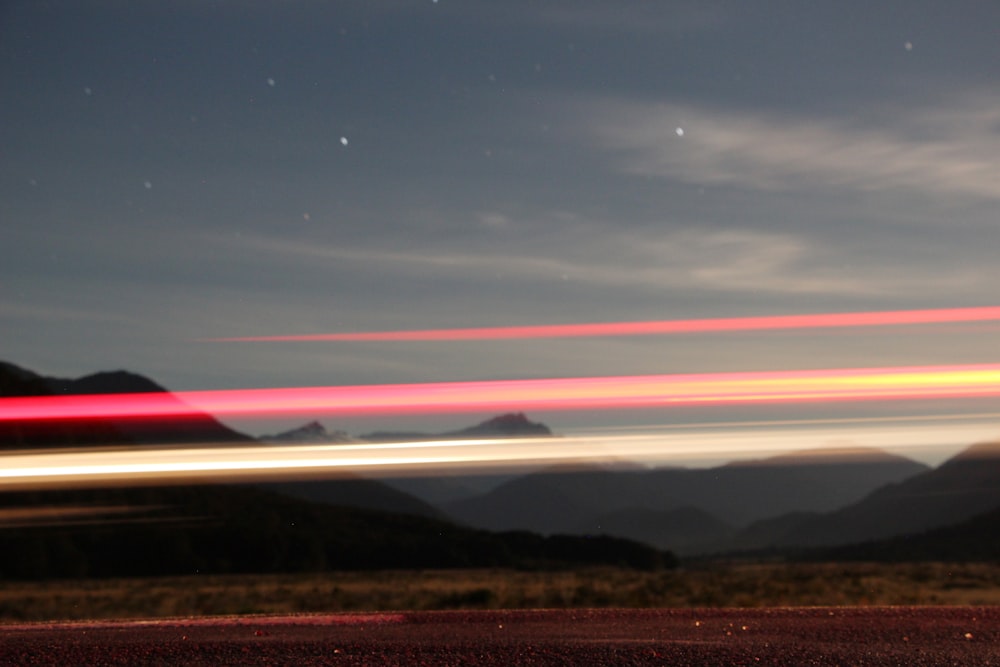 timelapse on road