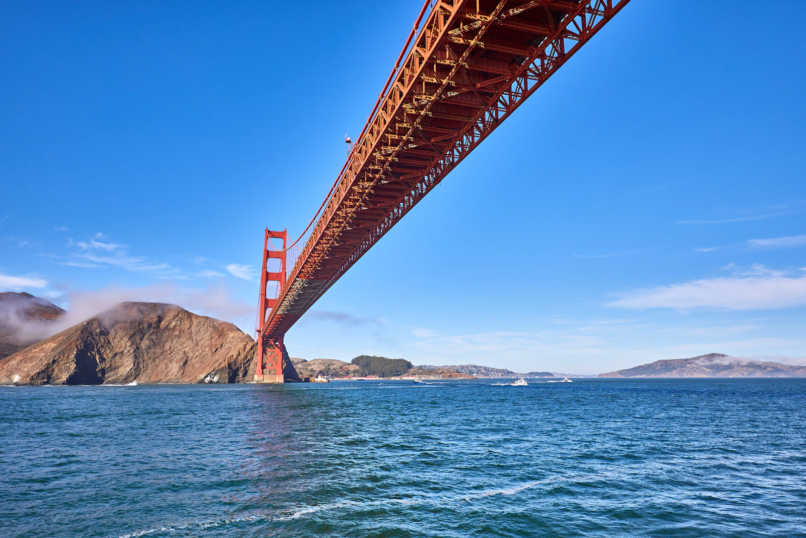 Le pont Golden Gate vu des Marin Headlands