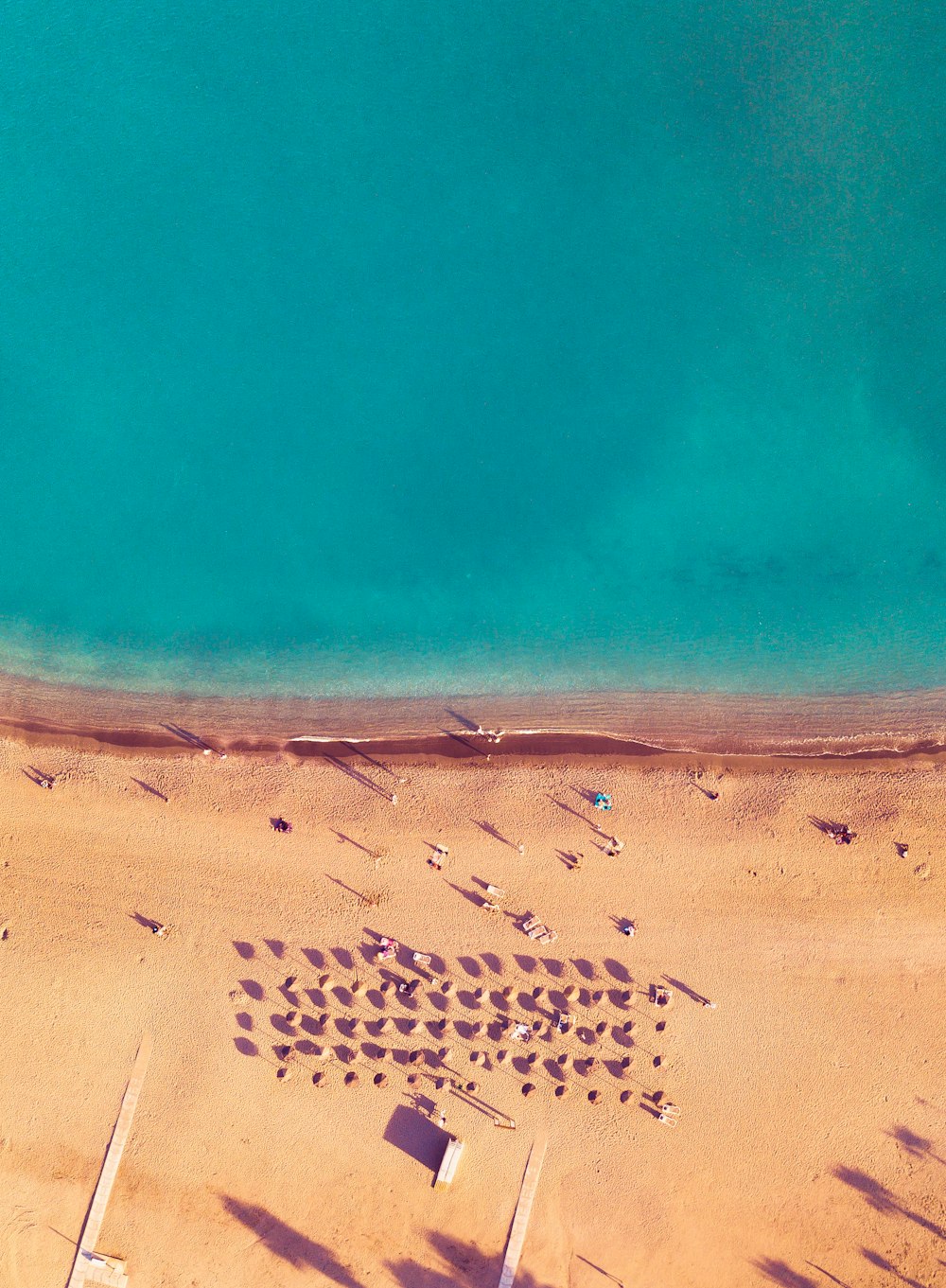 海岸の航空写真