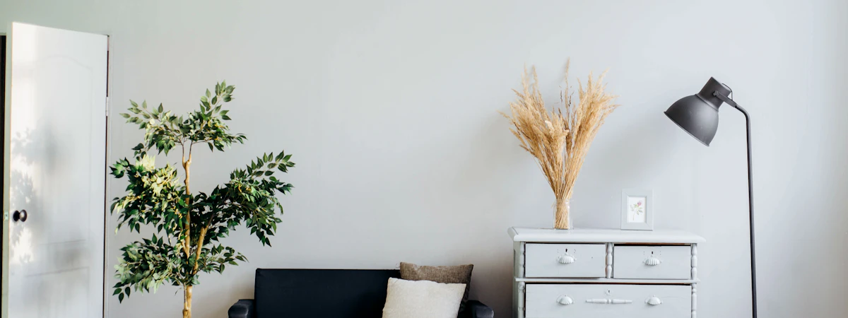Warm well-lit home interior representing restored utility services