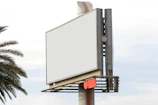 rectangular blank billboard