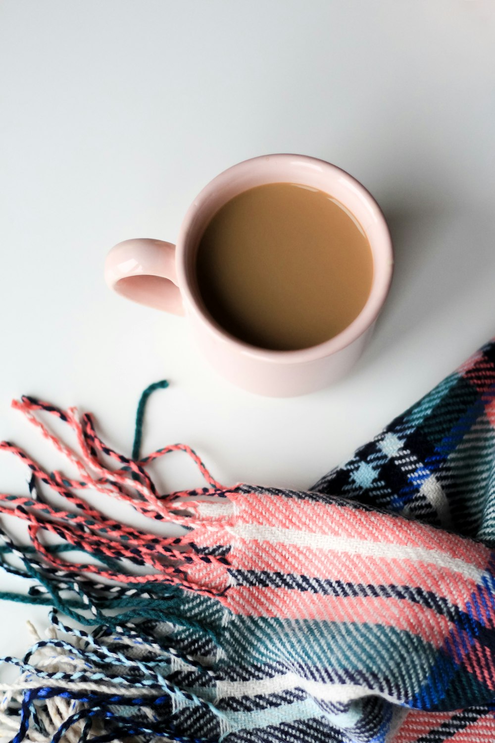 white mug filled with coffee