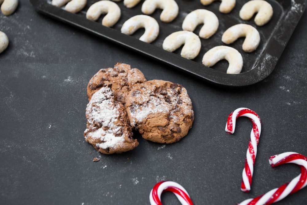 brown cookies