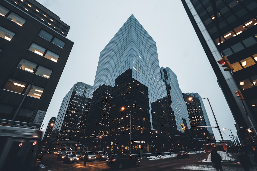 low angle photography of building