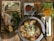 An appealing Vietnamese meal setup on a wooden table includes a bowl of spicy noodle soup garnished with fresh herbs and sliced onions. Accompanying the soup are fried spring rolls served with a small bowl of dipping sauce. Fresh lettuce, carrots, and additional herbs are placed to the side along with a small bowl containing lime and chili.