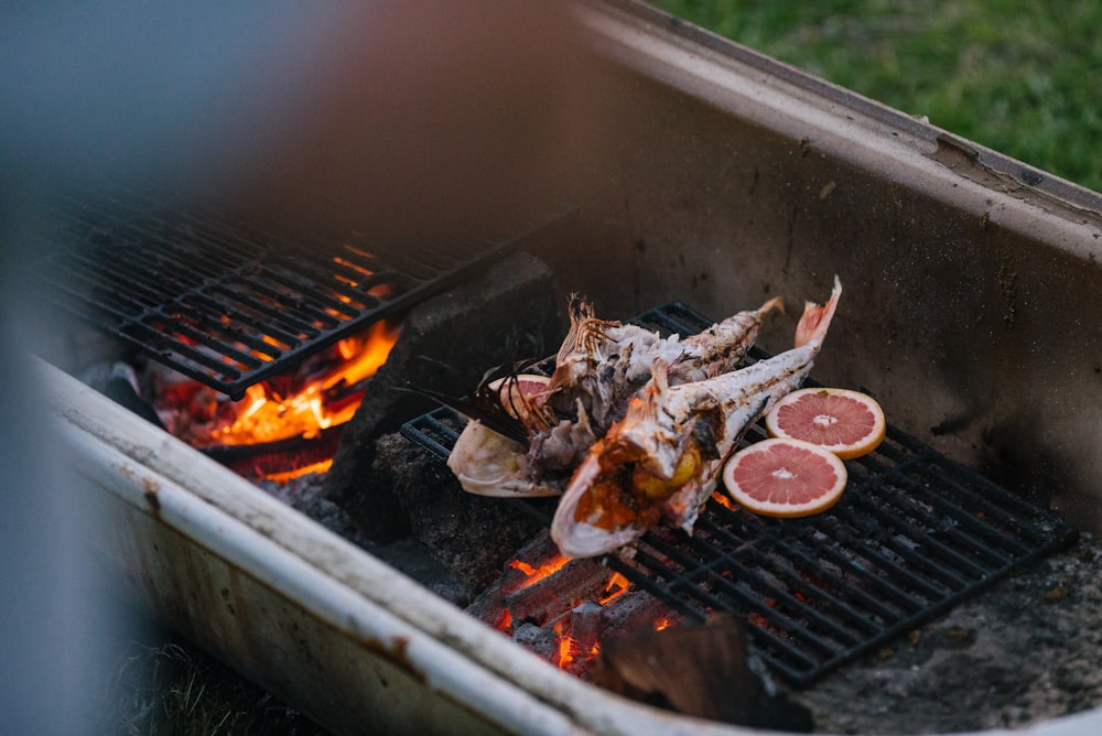 two grilled fish