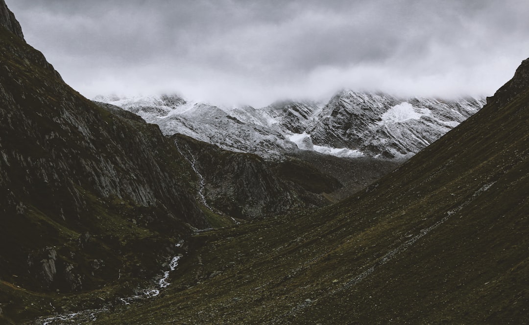 scenery of mountains covered with snow