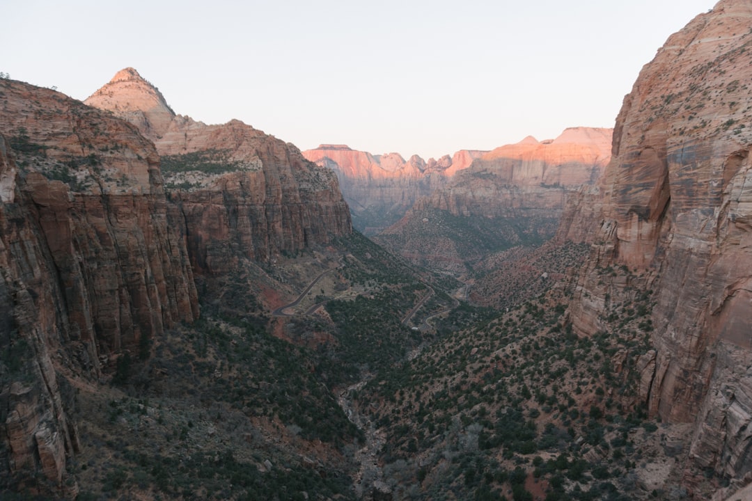 Landmark photo spot Canyon Overlook Trail Zion National Park