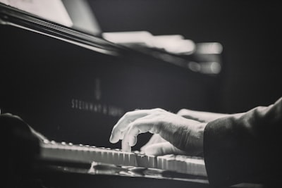 Grand Classical Piano in a concert hall