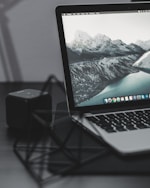 laptop computer with cube speaker