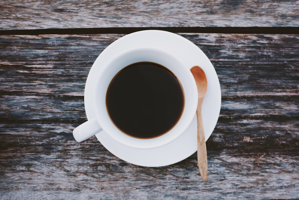 teacup on saucer