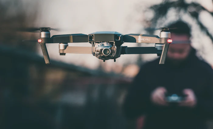 Drone en vol
