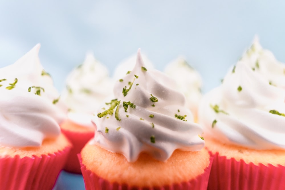 orange cupcakes