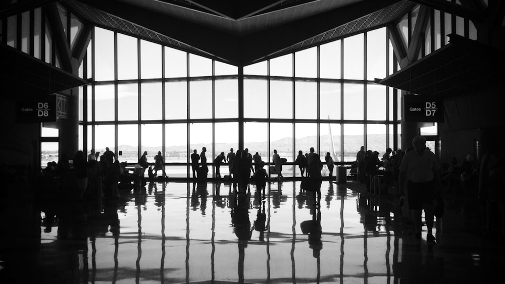 people inside building