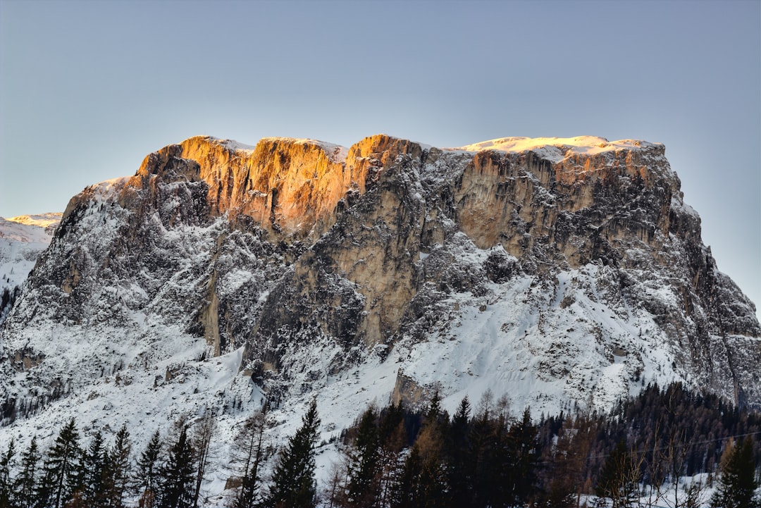 snow-capped mountain range under sky