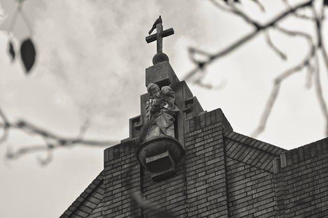A thoughtful image depicting the intersection of faith and governance.