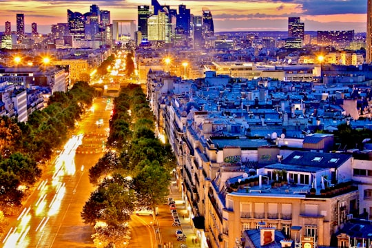 aerial view photography of cityscape in Arc de Triomphe France