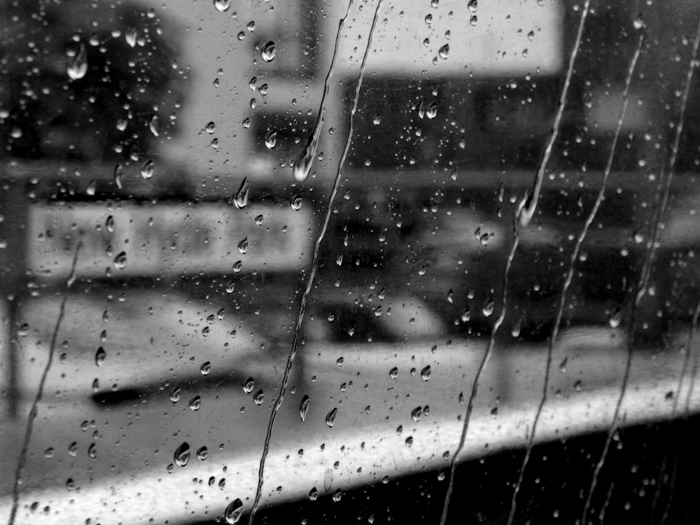 water dew on car window