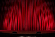 red theater curtain