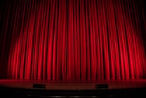 red theater curtain