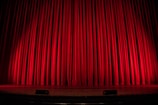 red theater curtain