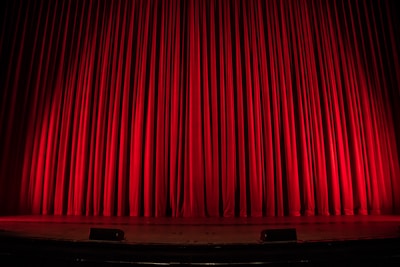 red theater curtain