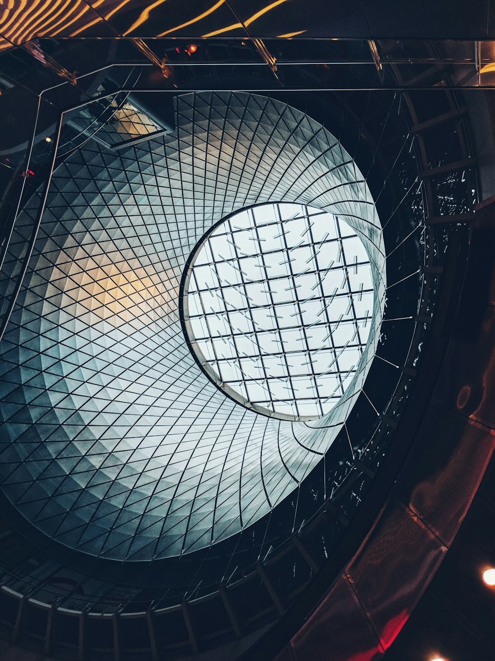 structural shot of ceiling