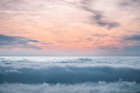 white clouds during daytime in landscape photography