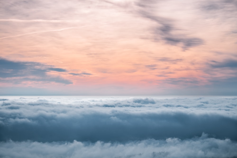 white clouds during daytime in landscape photography