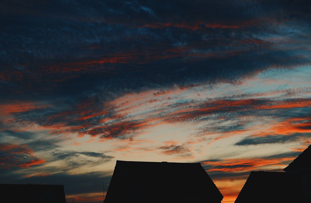 black and brown clouds