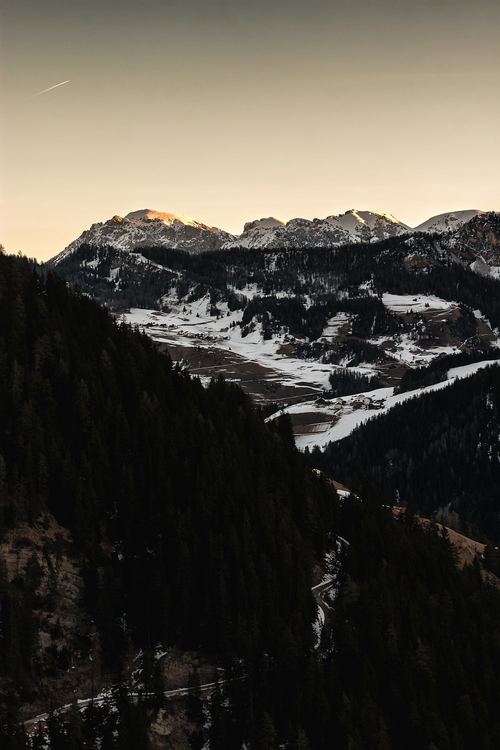 schneebedeckte Berge