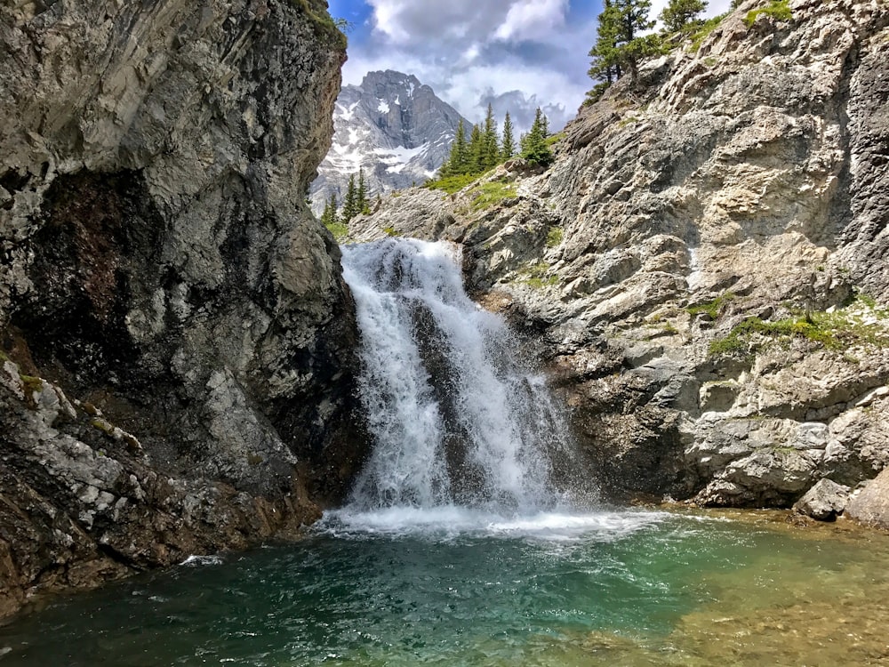 waterfalls during daytime