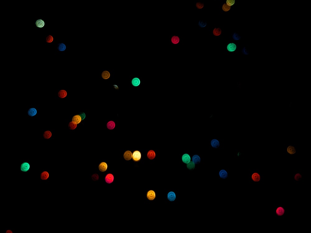 assorted-color light bokeh