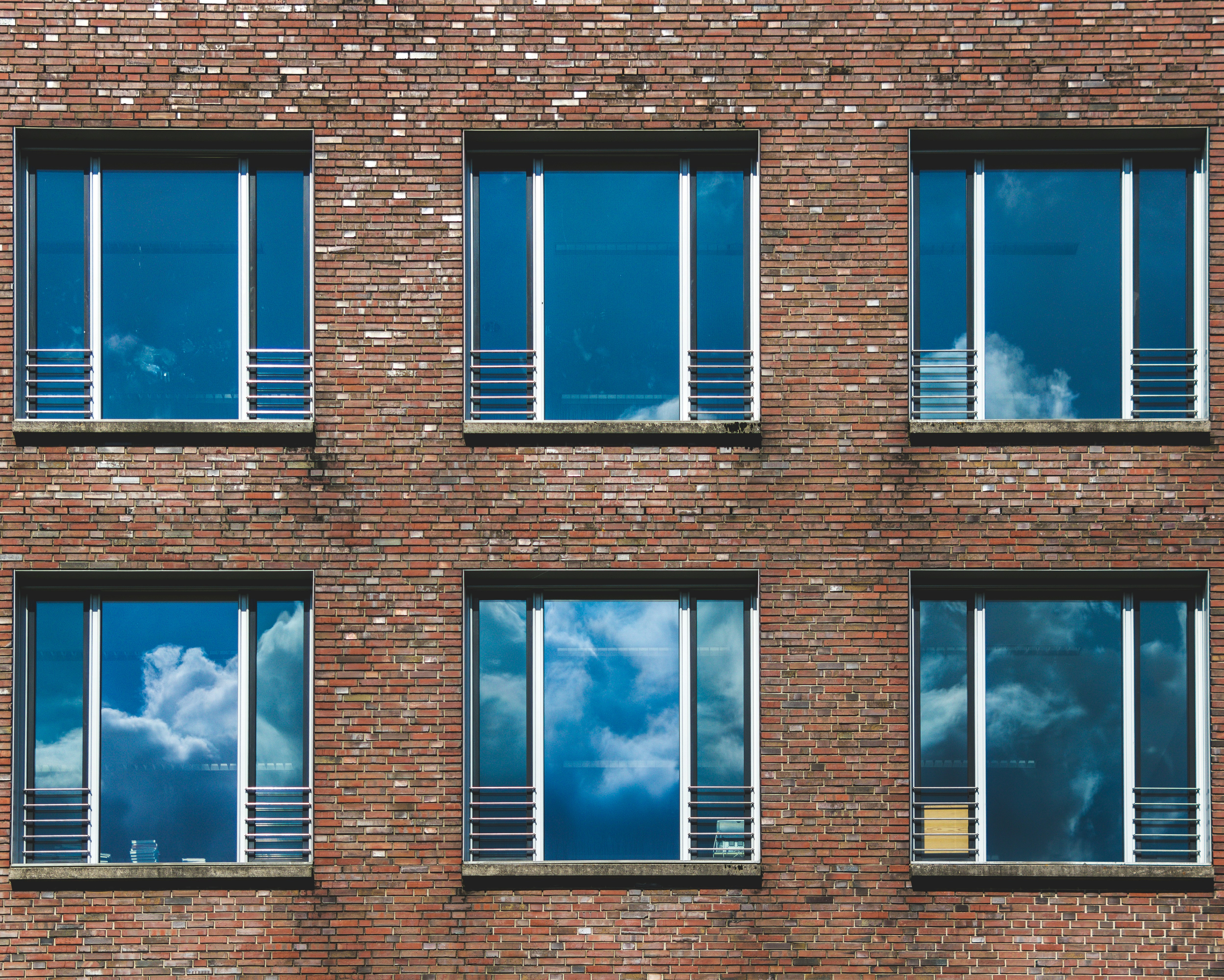 scenery of brown building