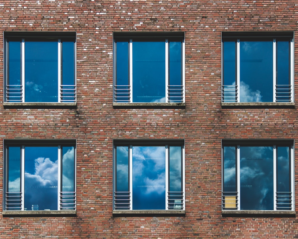 scenery of brown building