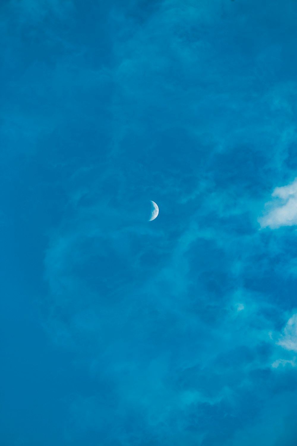 photo of crescent moon