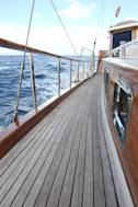 photo of brown ship deck