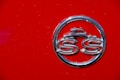 silver Chevrolet Impala emblem