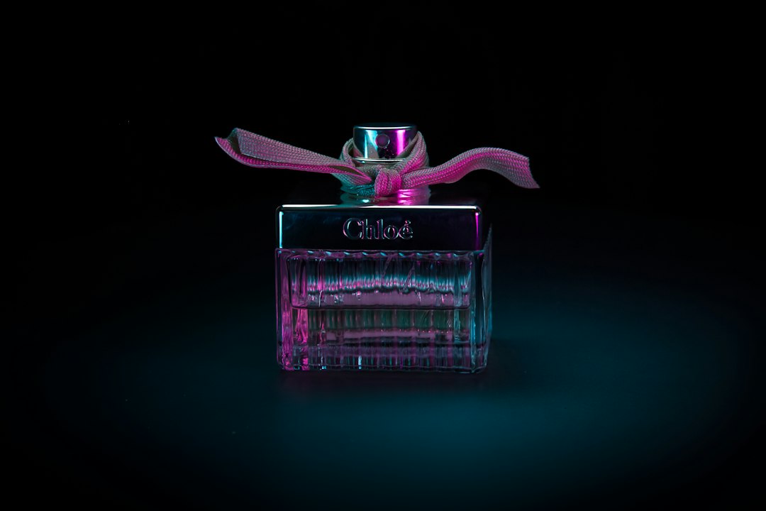 perfume bottle closeup