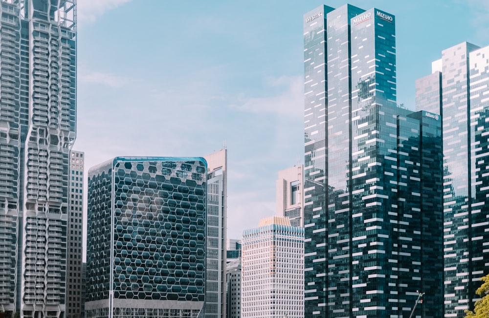 concrete building aerial photography during daytime