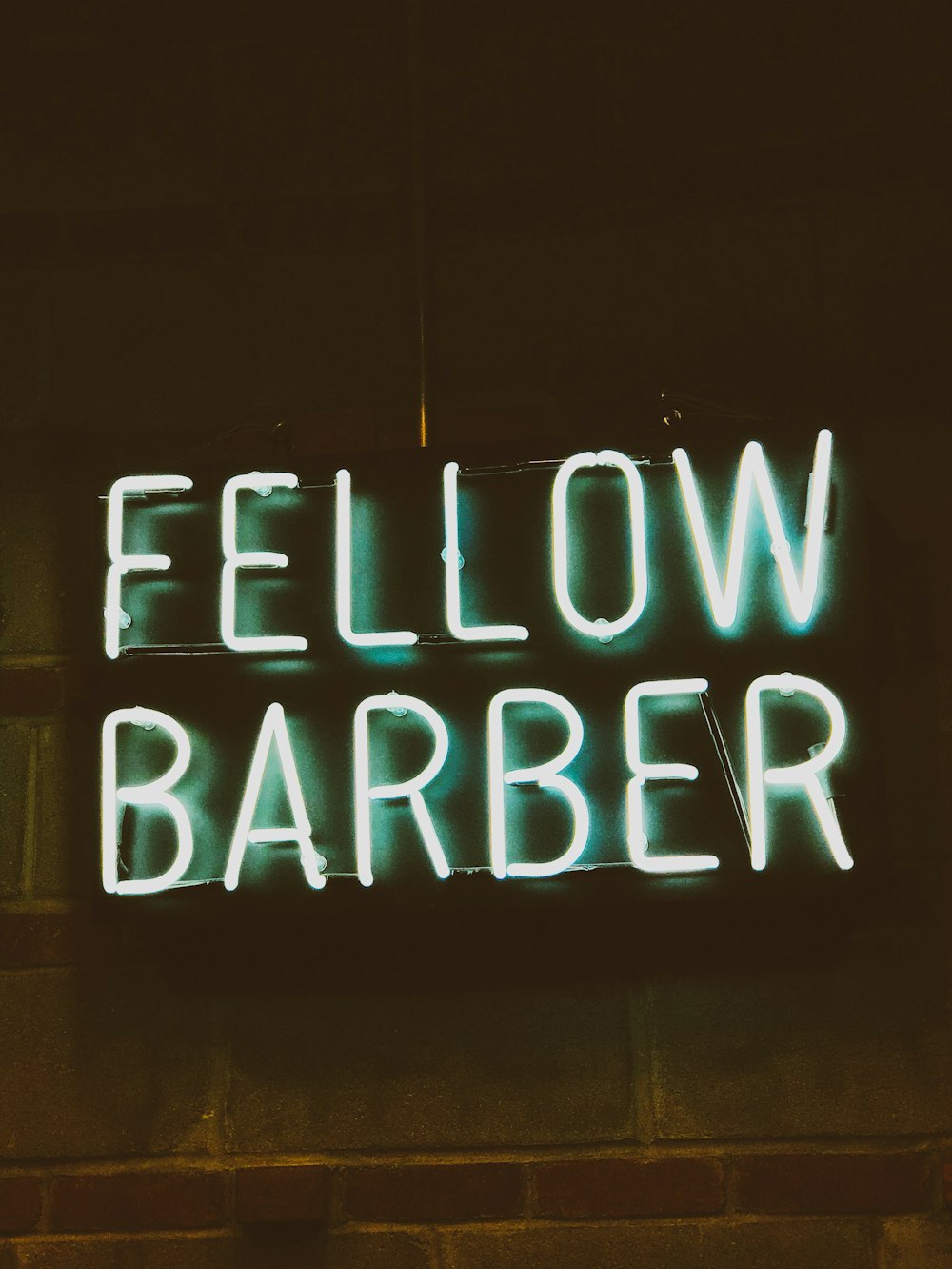 Fellow barber signage