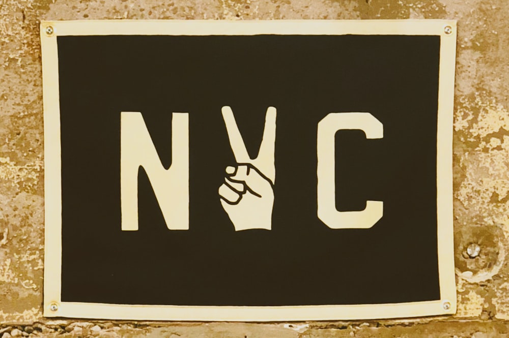 Letrero de la ciudad de Nueva York