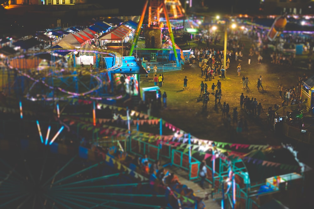 bird's eye view of carnival