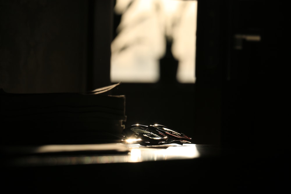 a stack of books sitting on top of a table