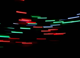 timelapse photo of lights
